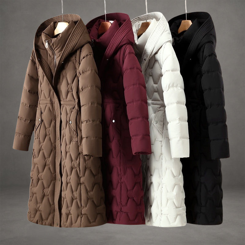 PATRICIA | Longline Hooded Elegant Coat
