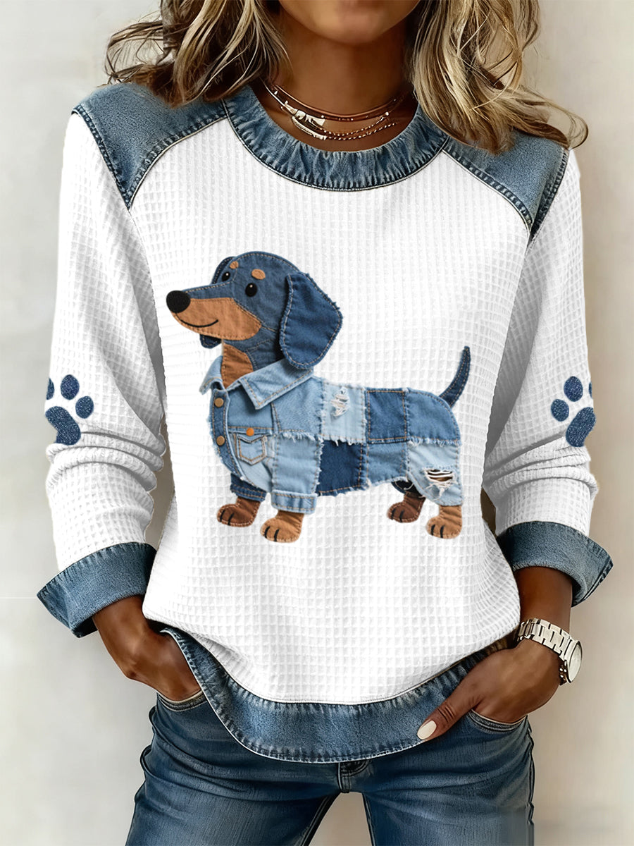 Julia – Sweater with dog design