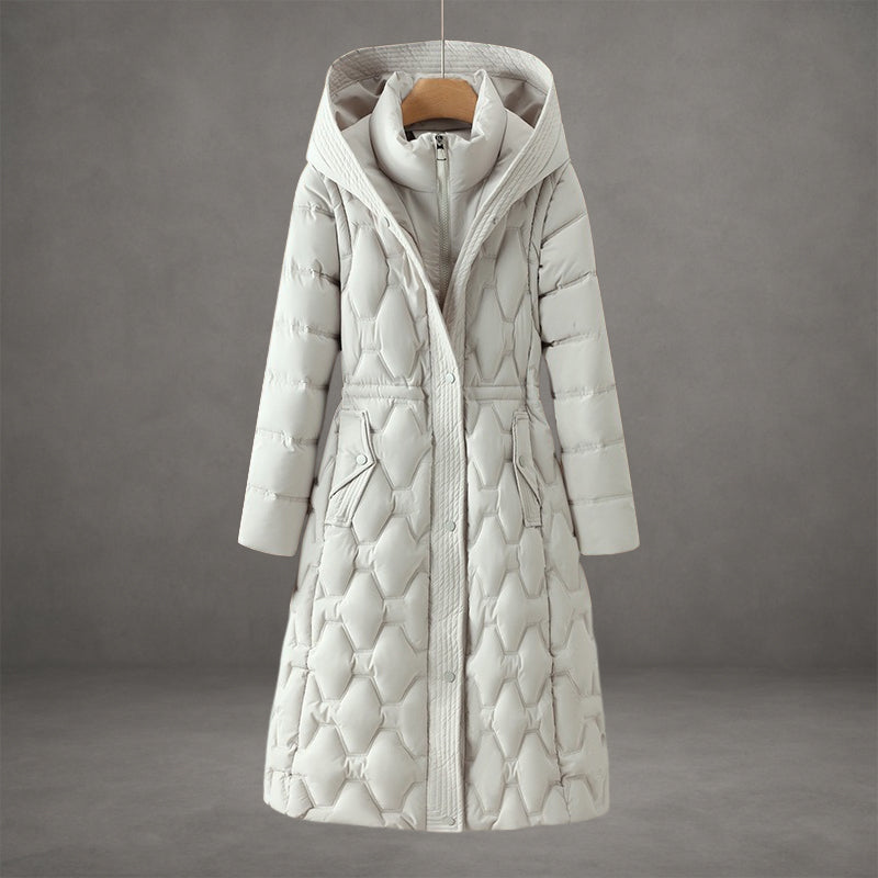 PATRICIA | Longline Hooded Elegant Coat