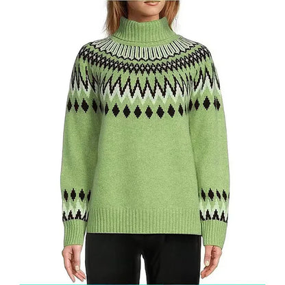 Nora - Soft knit Sweater with Nordic Pattern