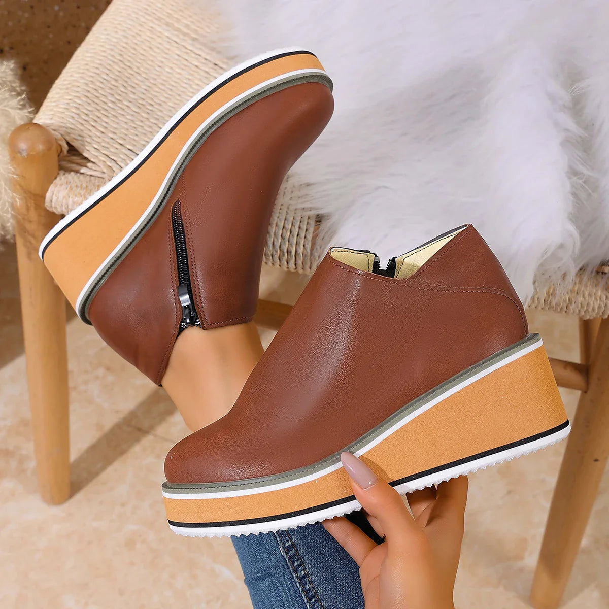 Maja – Orthopedic Leather Shoes
