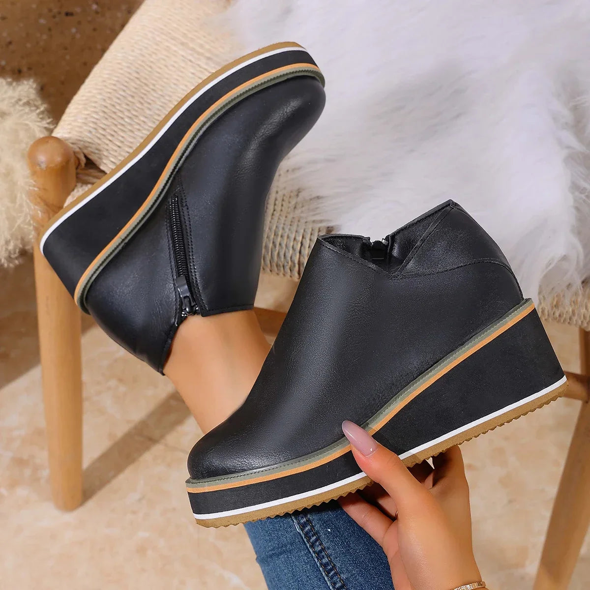 Maja – Orthopedic Leather Shoes