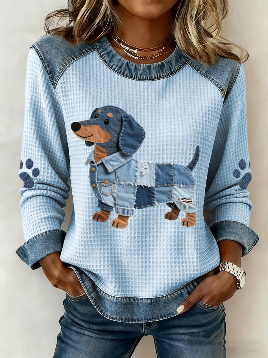 Julia – Sweater with dog design